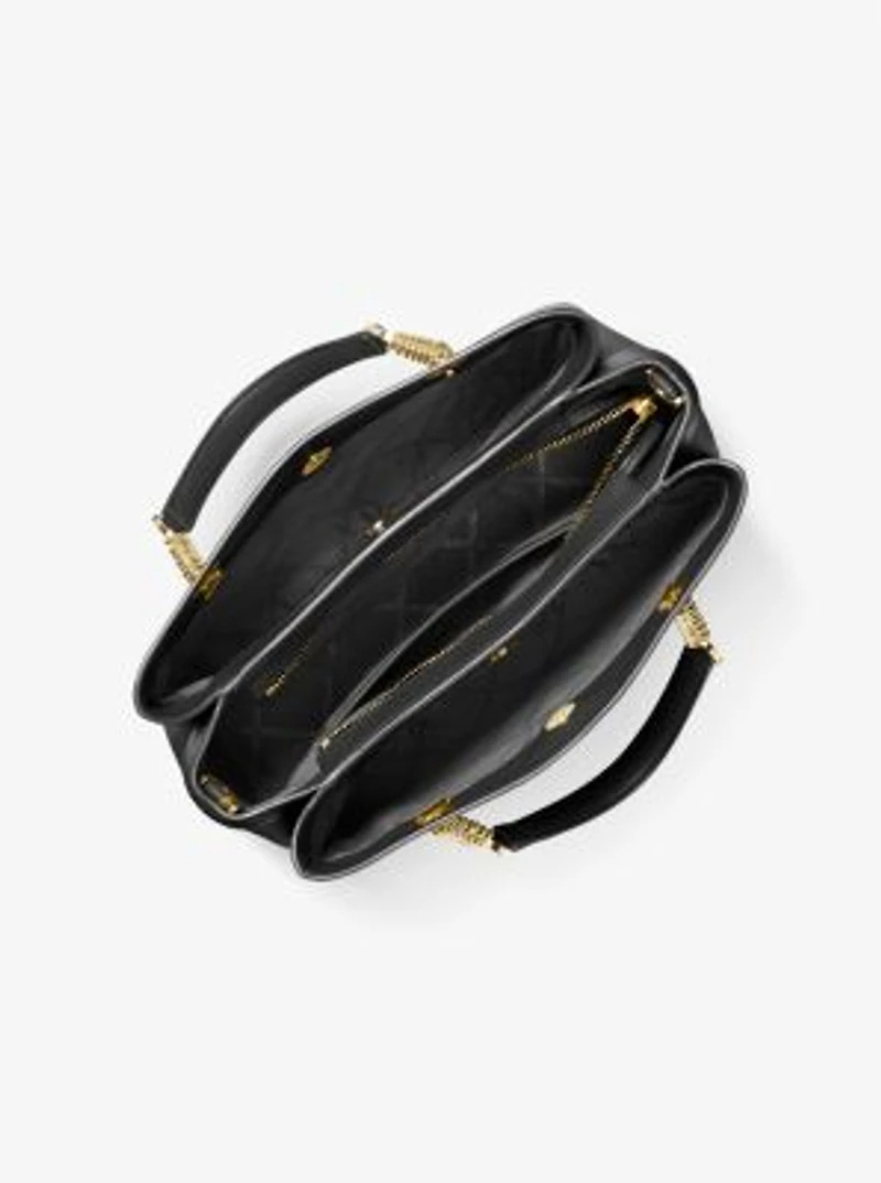 Lori Medium Faux Leather Satchel