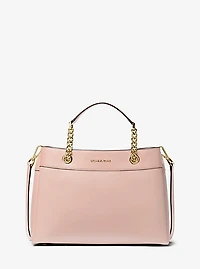 Lori Medium Faux Leather Satchel