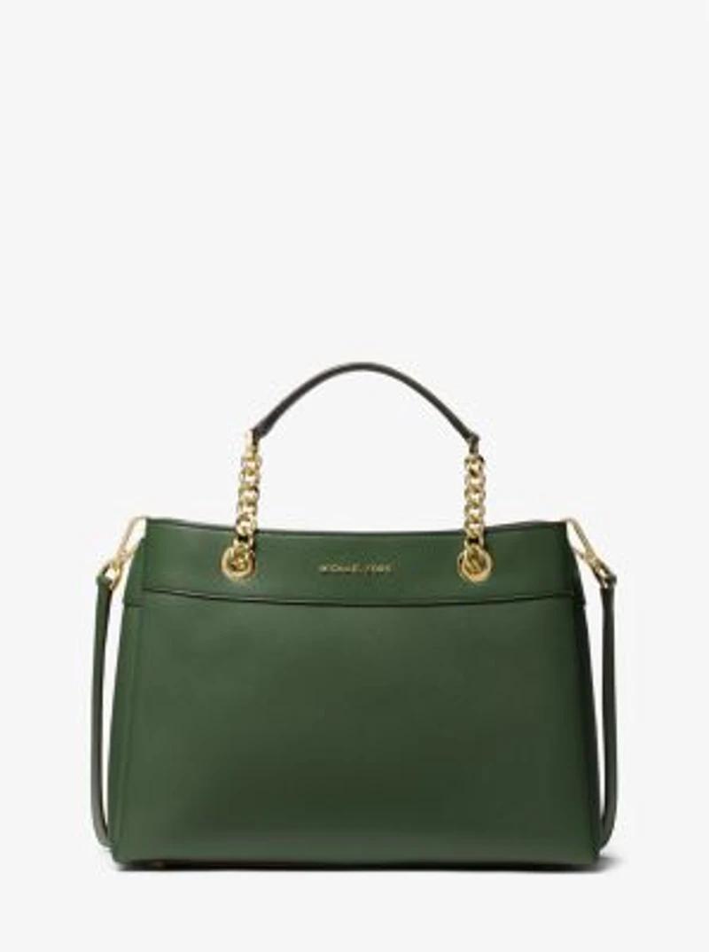 Lori Medium Faux Leather Satchel