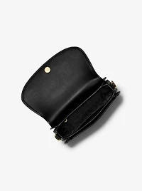 Mila Medium Leather Messenger Bag