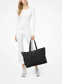 Grand sac fourre-tout Jet Set Travel 2-en-1 en gabardine de nylon