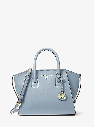 Petit sac à main Avril en cuir à fermeture éclair sur le dessus