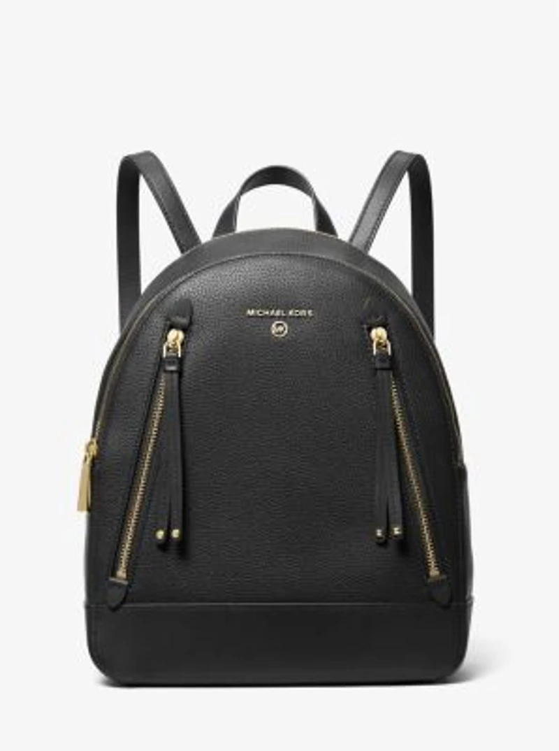 Sac à dos Brooklyn de taille moyenne en cuir grain
