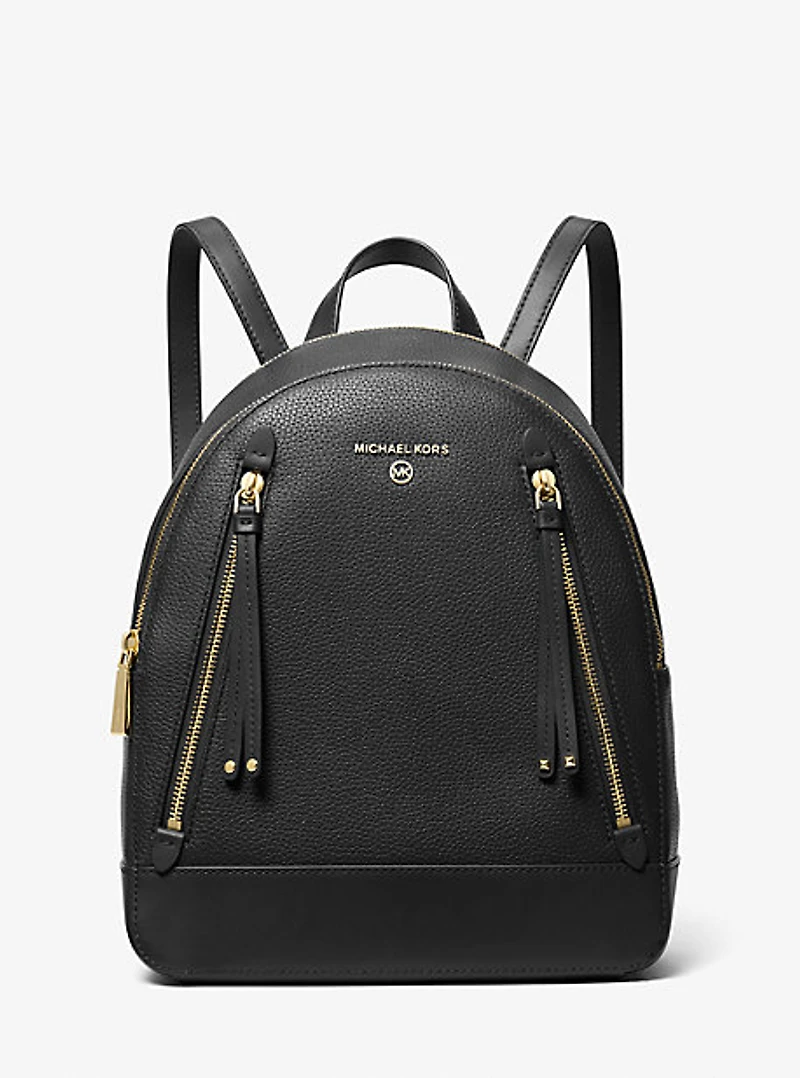 Sac à dos Brooklyn de taille moyenne en cuir grain