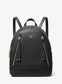 Sac à dos Brooklyn de taille moyenne en cuir grain