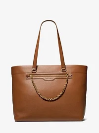 Grand sac fourre-tout Slater en cuir grainé
