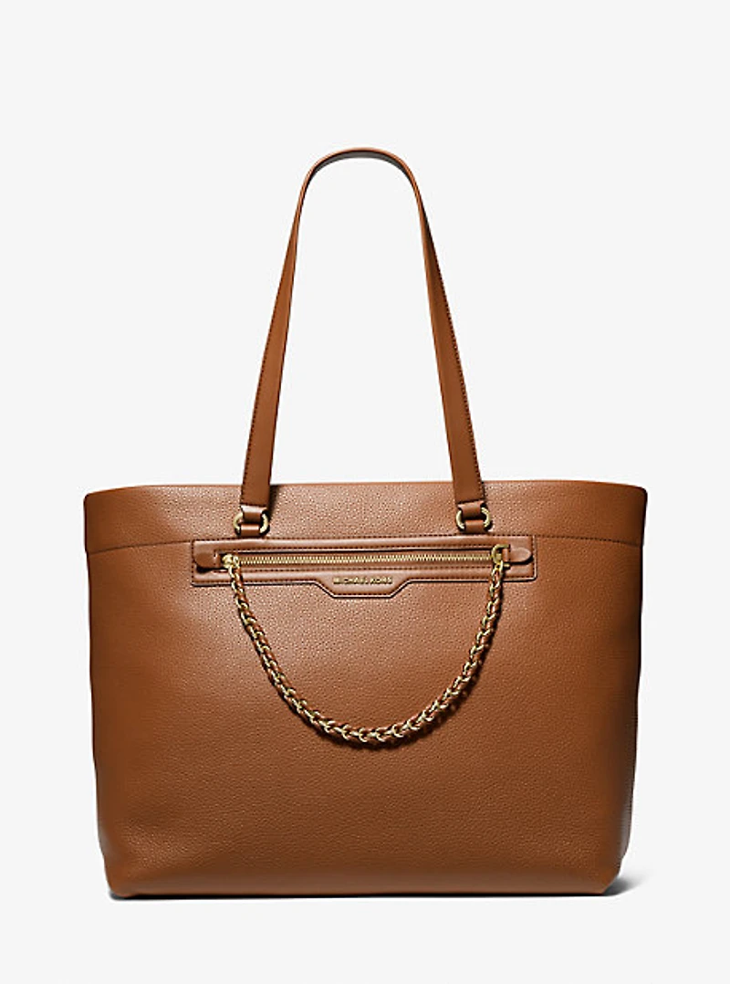 Grand sac fourre-tout Slater en cuir grainé