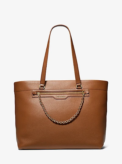Grand sac fourre-tout Slater en cuir grainé