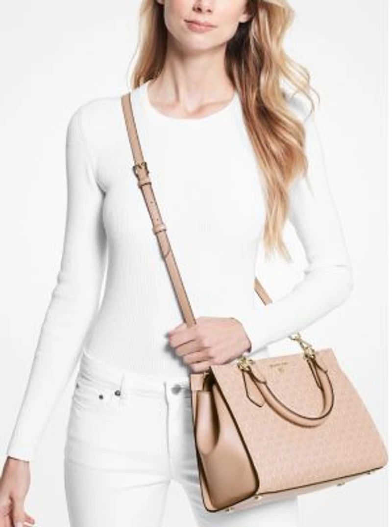 Sac à main Marilyn de taille moyenne à logo
