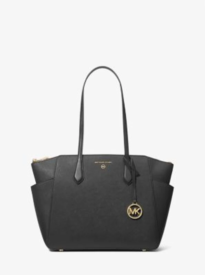 Marilyn Medium Saffiano Leather Tote Bag