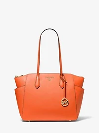 Marilyn Medium Saffiano Leather Tote Bag