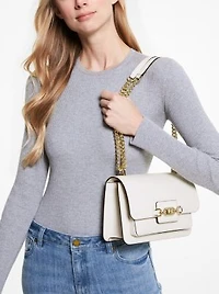 Grand sac à épaule Heather en cuir