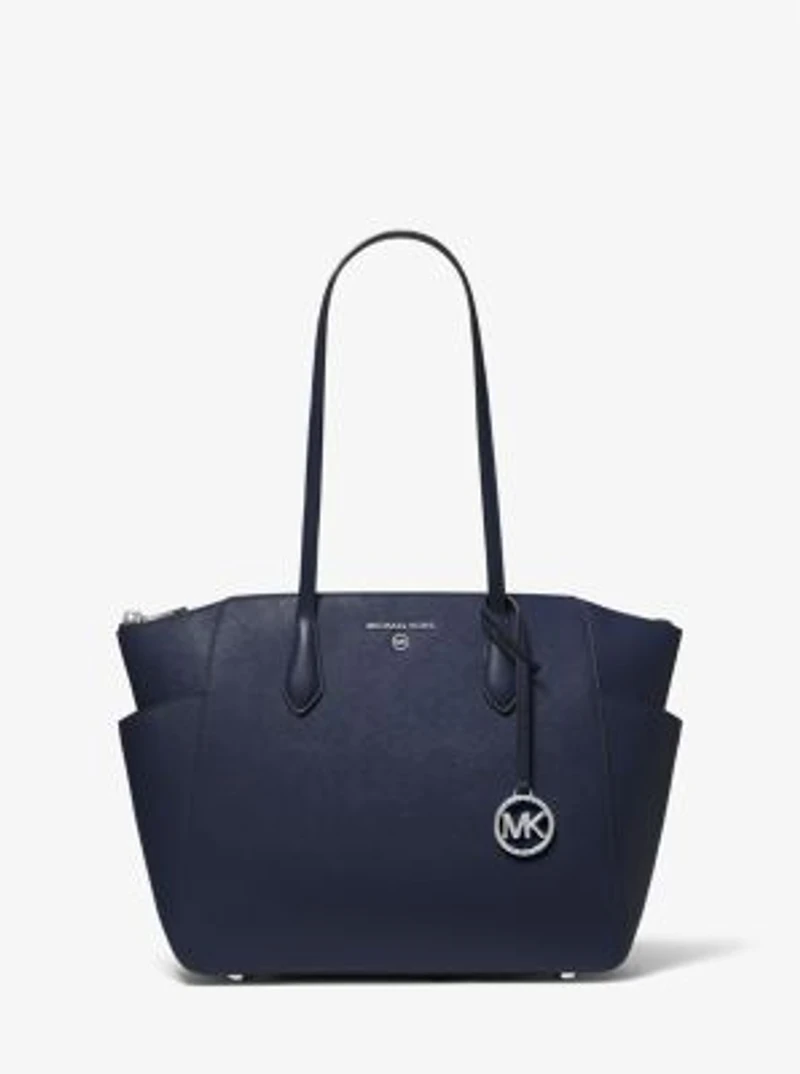 Marilyn Medium Saffiano Leather Tote Bag
