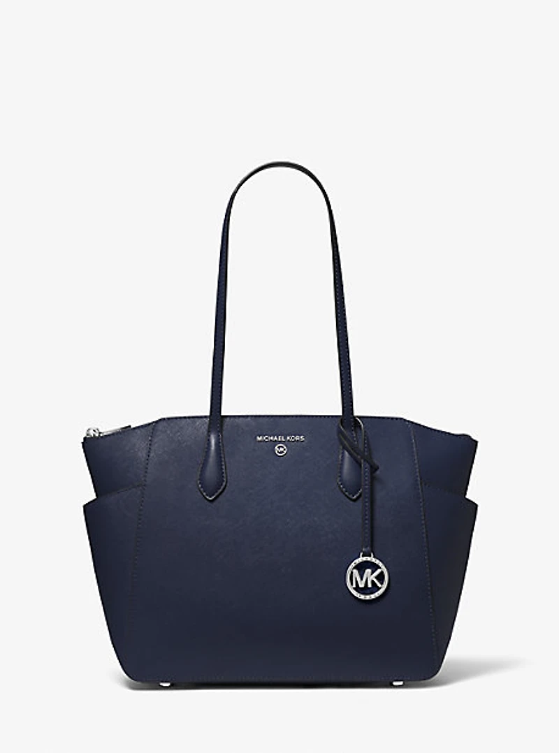 Marilyn Medium Saffiano Leather Tote Bag