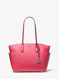 Sac fourre-tout Marilyn de taille moyenne en cuir Saffiano