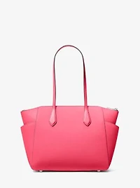 Sac fourre-tout Marilyn de taille moyenne en cuir Saffiano
