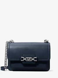 Heather Large Leather Shoulder Bag