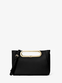 Chelsea Large Saffiano Leather Convertible Crossbody Bag