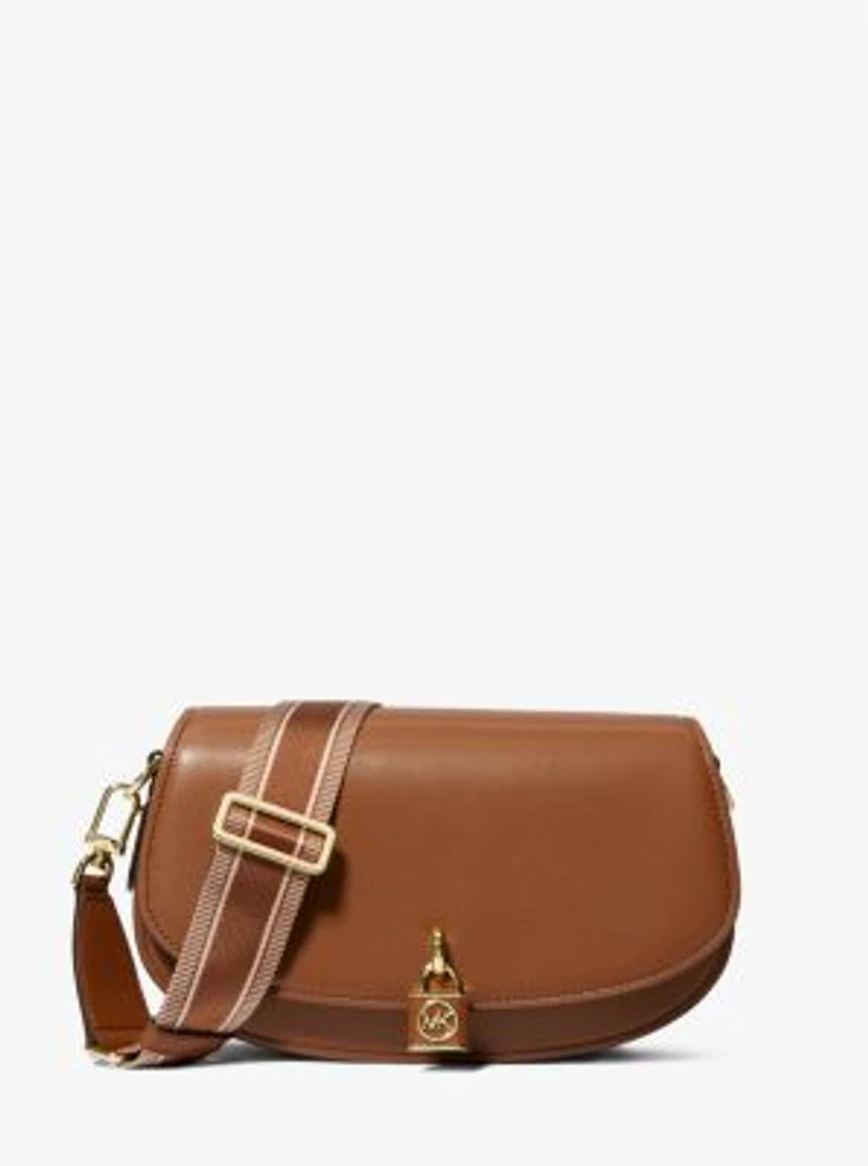 Sac messager Mila de taille moyenne en cuir