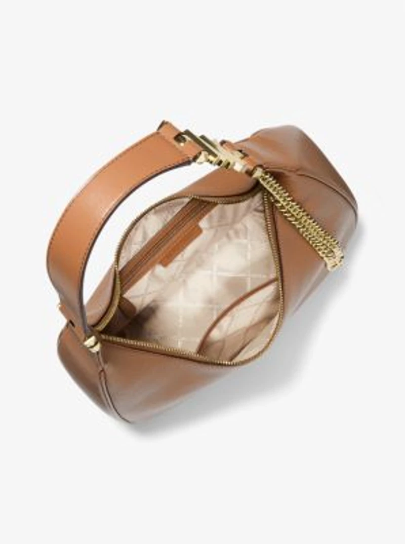 Piper Large Pebbled Leather Shoulder Bag