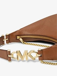 Piper Large Pebbled Leather Shoulder Bag
