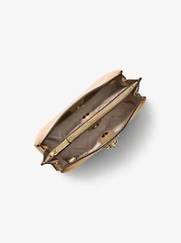 Ruby Medium Saffiano Leather Messenger Bag