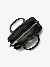 Ruby Medium Saffiano Leather Satchel