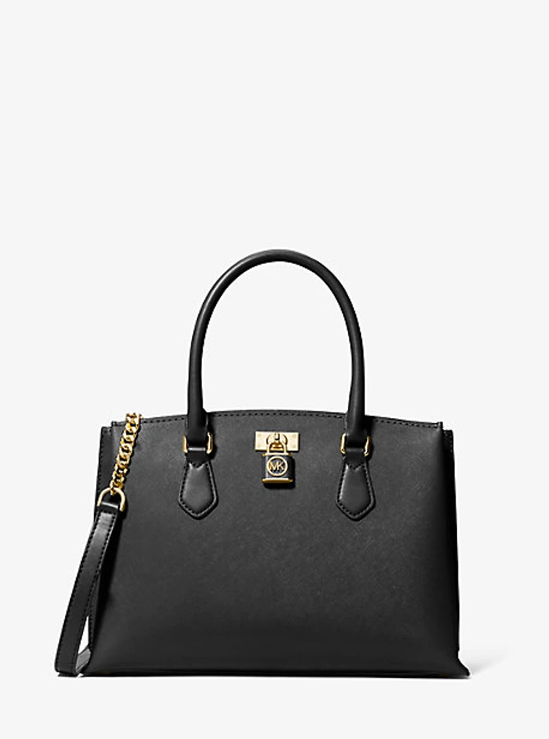 Sac à main Ruby de taille moyenne en cuir Saffiano