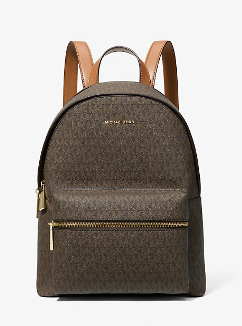 Sally Medium 2-In-1 Logo and Faux Leather Backpack