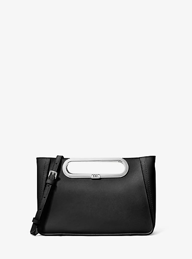 Grand sac à bandoulière convertible Chelsea en cuir Saffiano