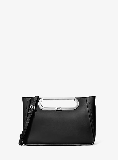 Grand sac à bandoulière convertible Chelsea en cuir Saffiano