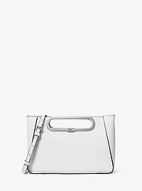 Chelsea Large Saffiano Leather Convertible Crossbody Bag