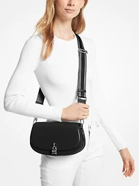 Sac messager Mila de taille moyenne en cuir