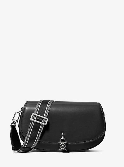 Sac messager Mila de taille moyenne en cuir