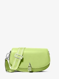 Mila Medium Leather Messenger Bag