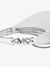 Piper Large Pebbled Leather Shoulder Bag