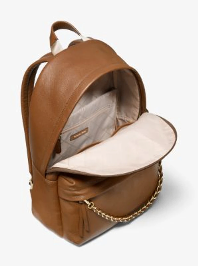Grand sac à dos Slater en cuir grainé