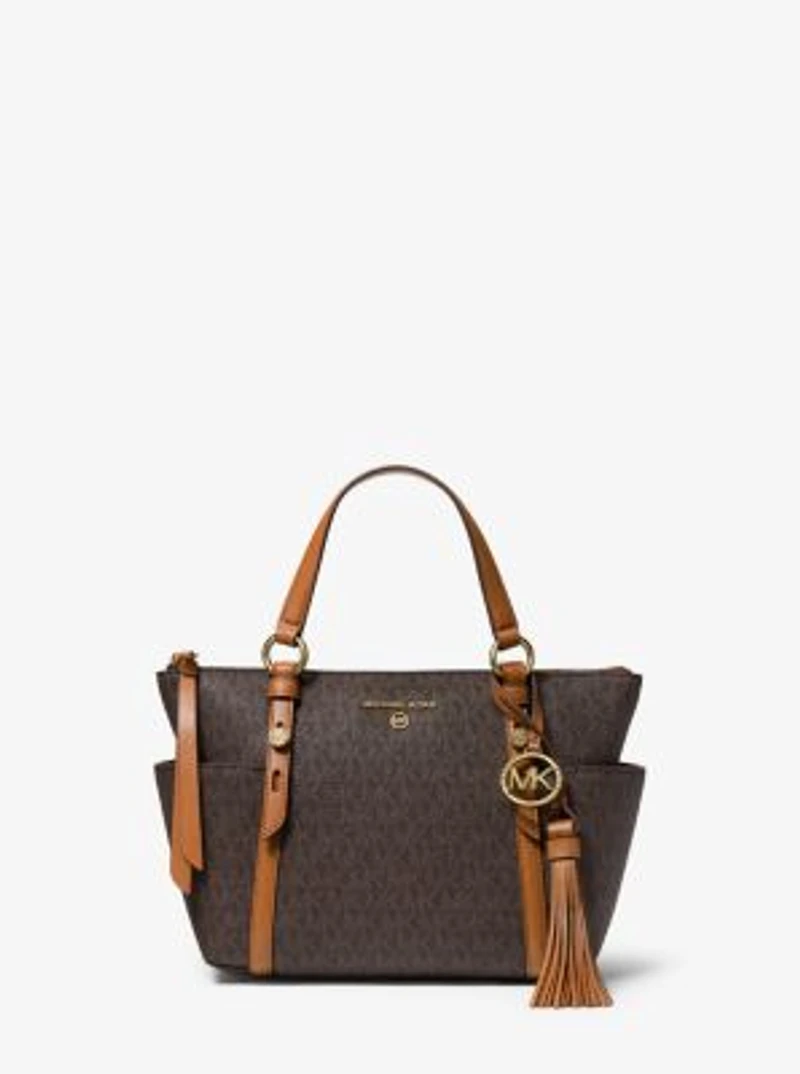 Petit sac messager Nomad à fermeture éclair sur le dessus et logo