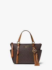 Petit sac messager Nomad à fermeture éclair sur le dessus et logo