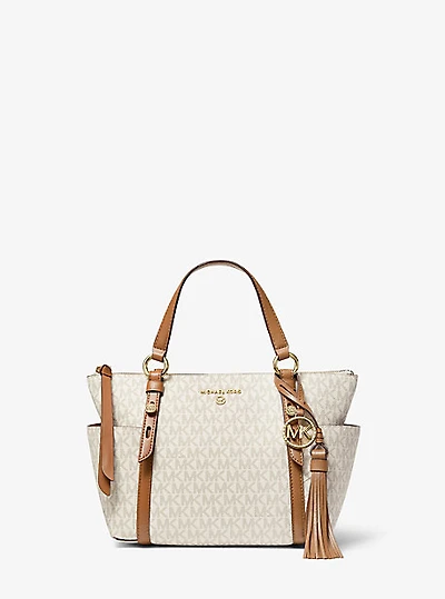 Sullivan Small Logo Top-Zip Tote Bag