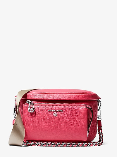 Sac à une bretelle Slater de taille moyenne en cuir grainé