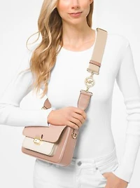 Bradshaw Medium Color-Block Leather Messenger Bag