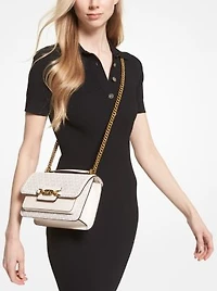 Grand sac à épaule Heather à logo