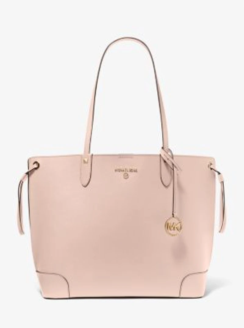 Edith Large Saffiano Leather Tote Bag