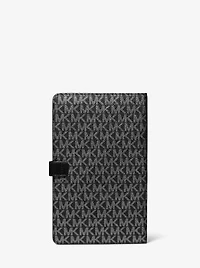 Medium Metallic Logo Stripe Notebook