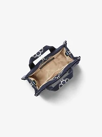 Très petit sac à bandoulière Gigi en jacquard à logo empire