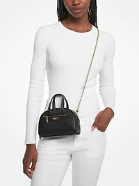 Très petit sac à bandoulière Williamsburg en cuir grainé