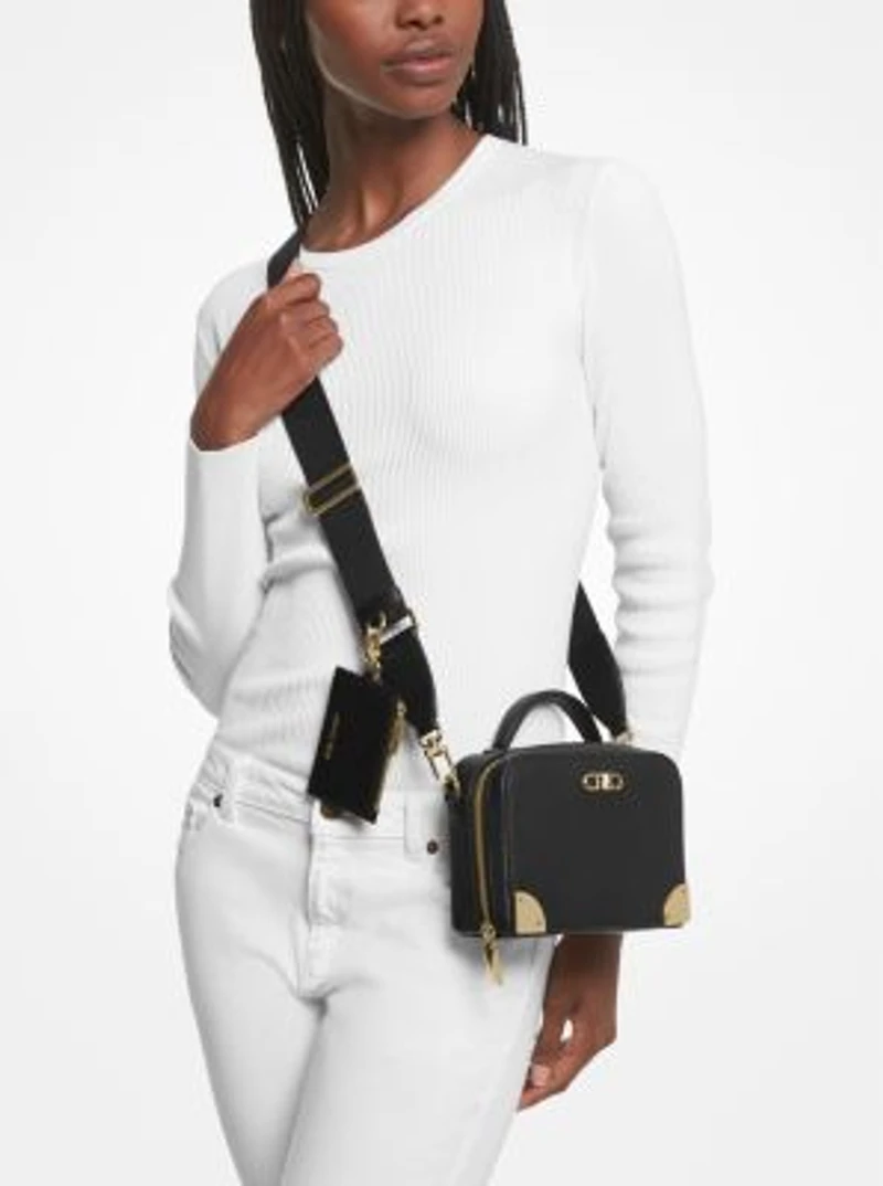 Estelle Small Pebbled Leather Satchel