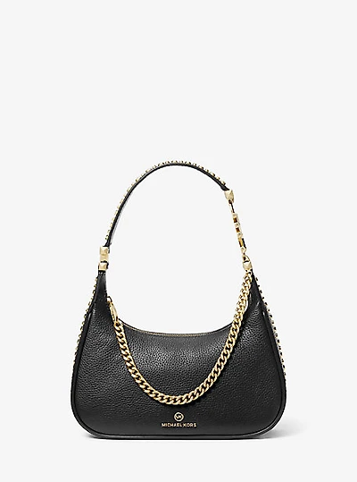 Piper Small Pebbled Leather Shoulder Bag