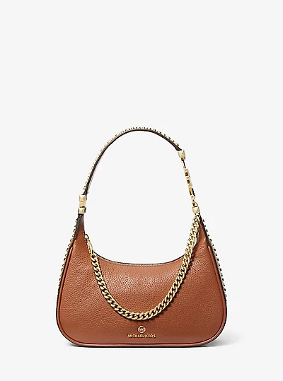 Piper Small Pebbled Leather Shoulder Bag